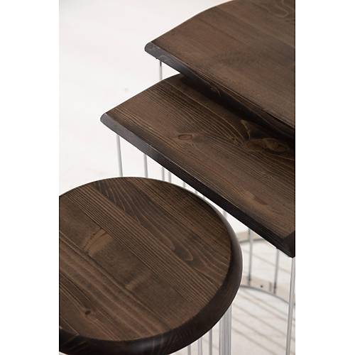 Nova Krom Zigon Sehpa - Görsel 3