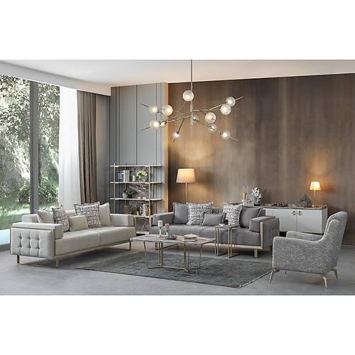 Loft Gold Orta Sehpa - Görsel 7