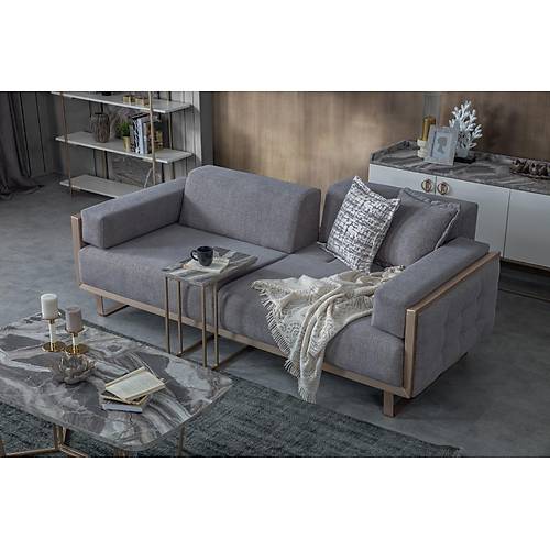 Loft Gold Orta Sehpa - Görsel 2