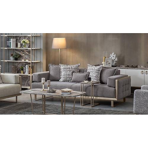 Loft Gold Orta Sehpa - Görsel 5