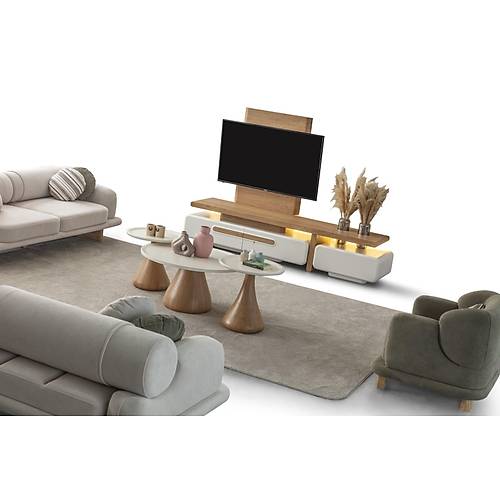 Moon Meşe Orta Sehpa - Görsel 7