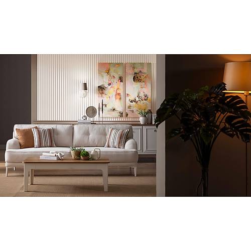 Modern Country Orta Sehpa - Görsel 2